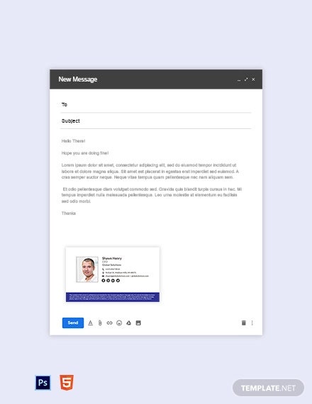 Detail Gmail Signature Template Nomer 9