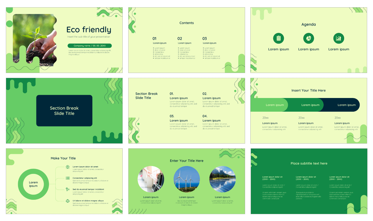 Detail Go Green Template Powerpoint Nomer 16