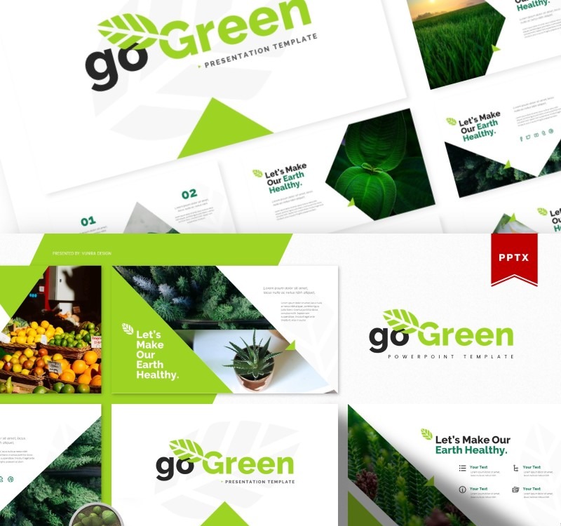 Detail Go Green Template Powerpoint Nomer 36