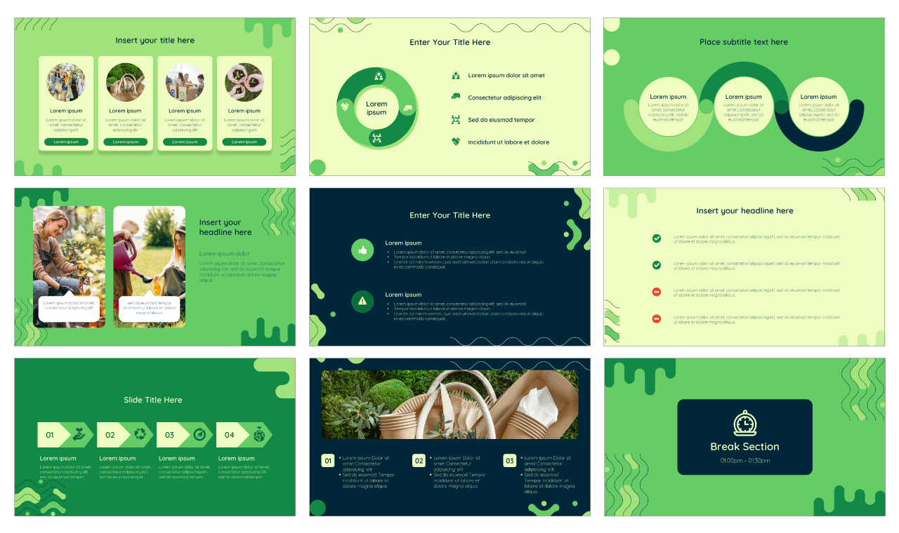 Detail Go Green Template Powerpoint Nomer 37