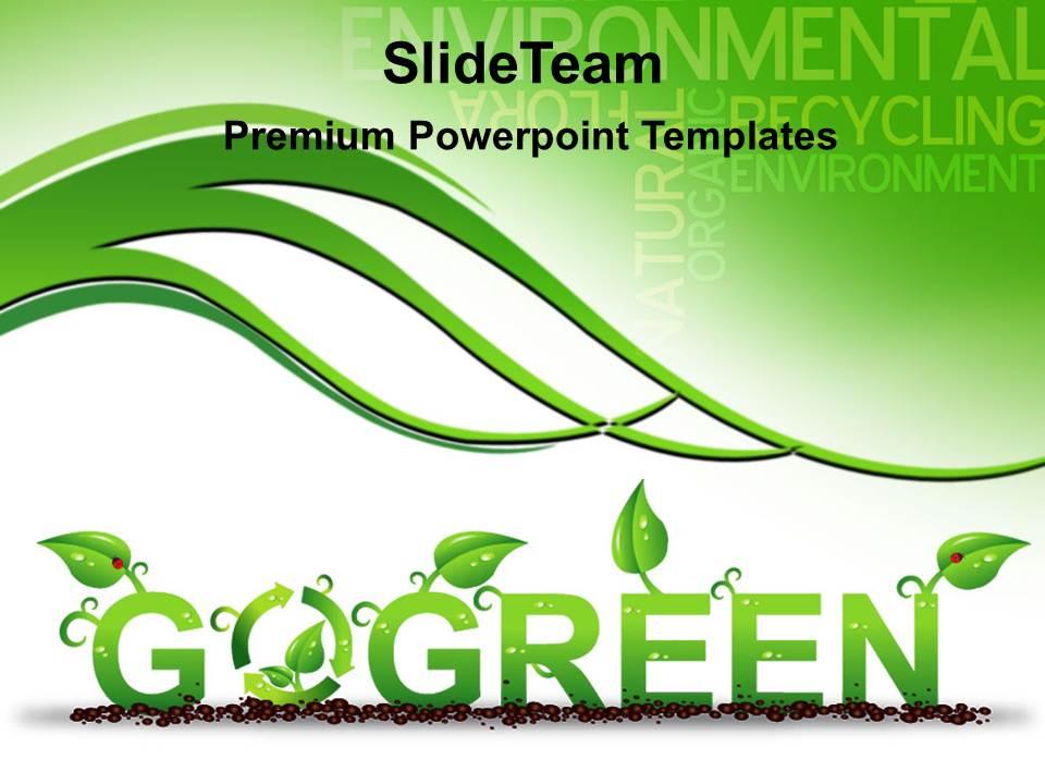 Detail Go Green Template Powerpoint Nomer 6