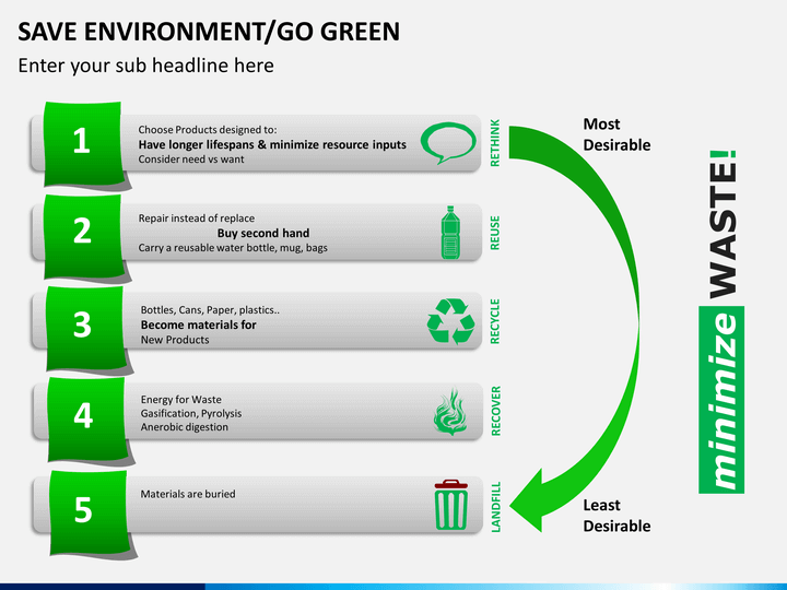 Detail Go Green Template Powerpoint Nomer 9