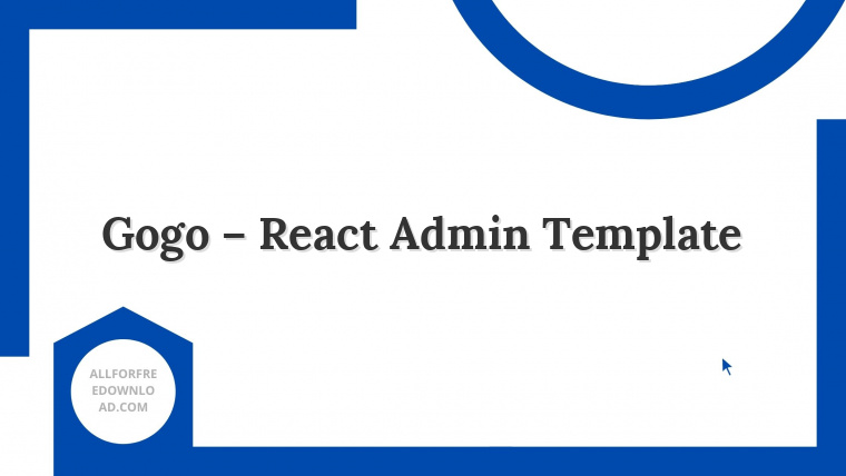 Detail Gogo React Template Nomer 22