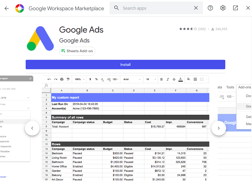 Detail Google Ads Excel Template Nomer 35