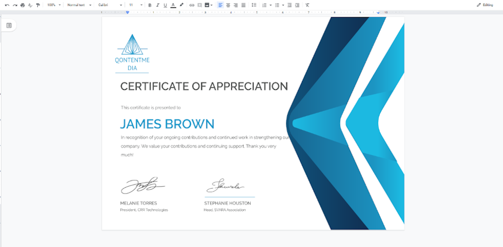 Detail Google Doc Template Certificate Nomer 48