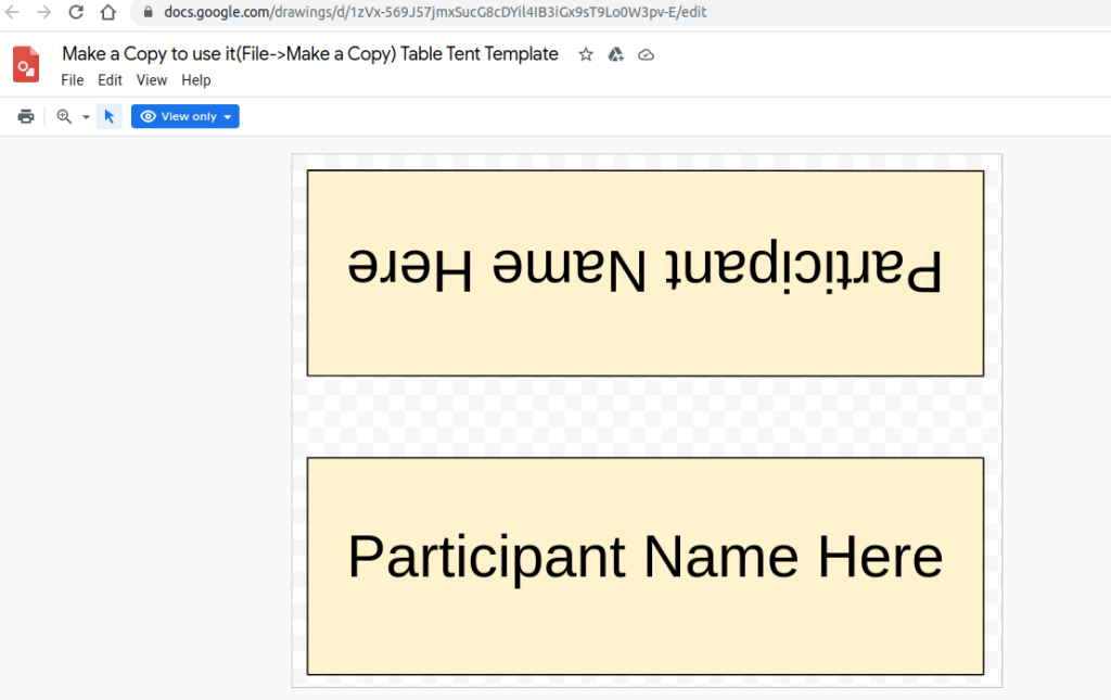 Detail Google Docs Name Card Template Nomer 11