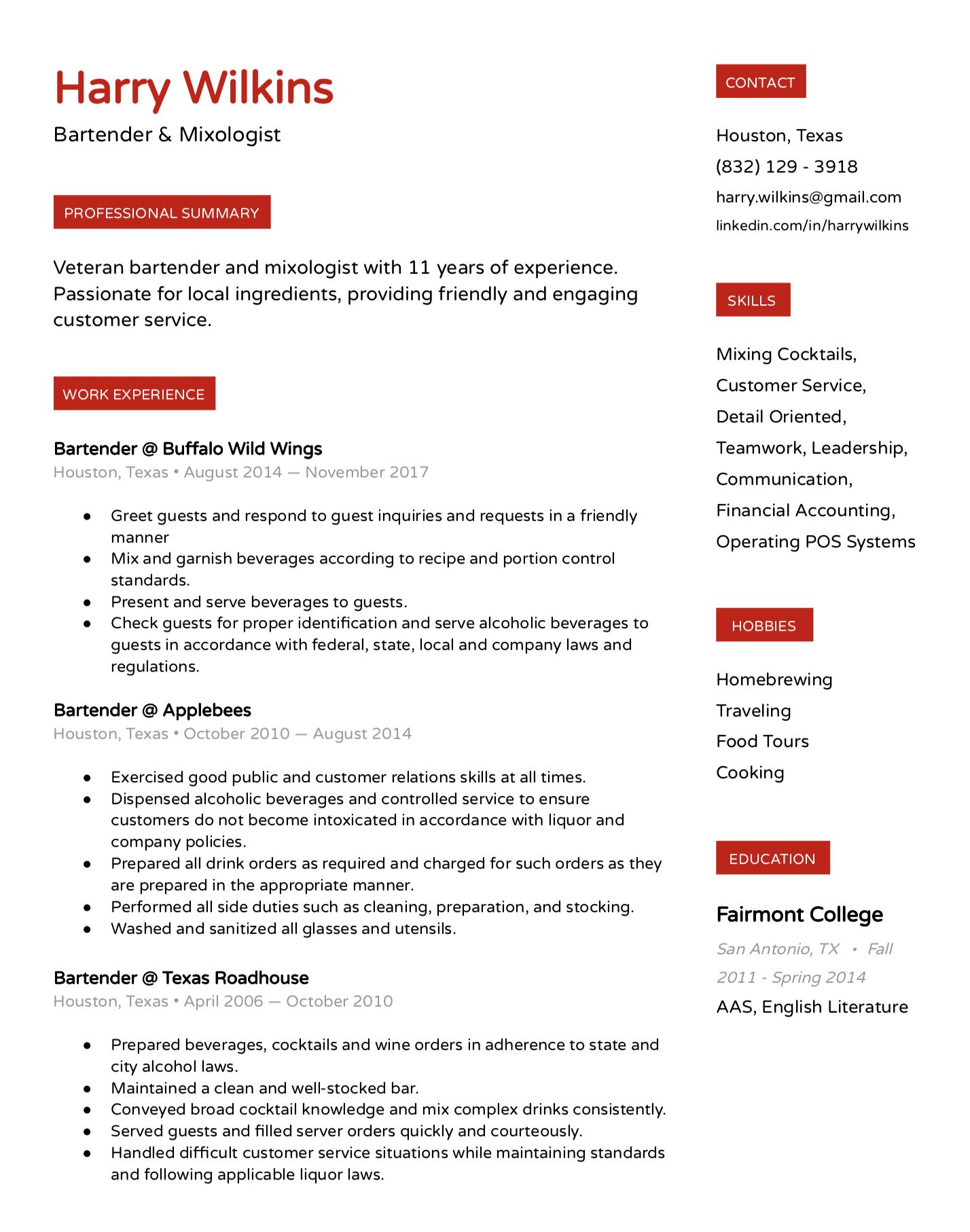 Detail Google Docs Resume Template Nomer 40