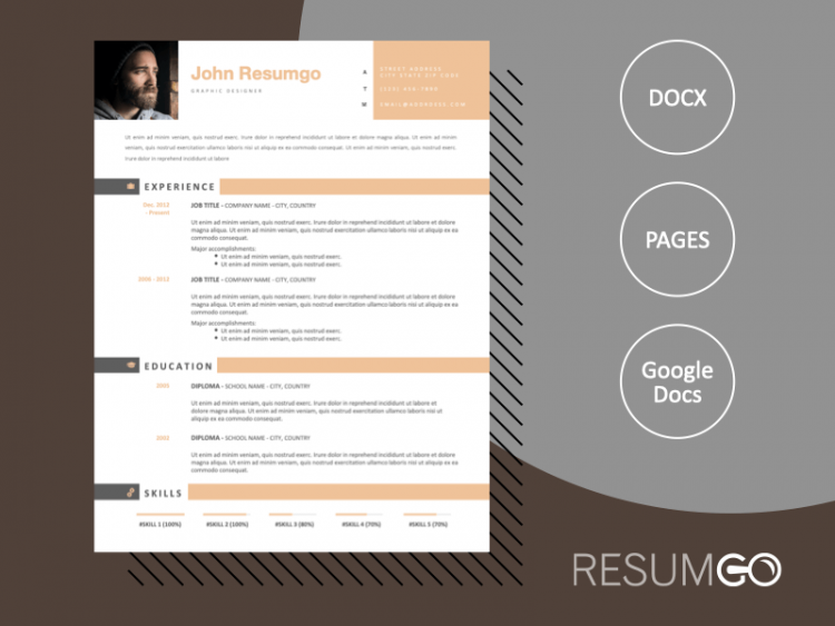 Detail Google Docs Resume Template Nomer 42