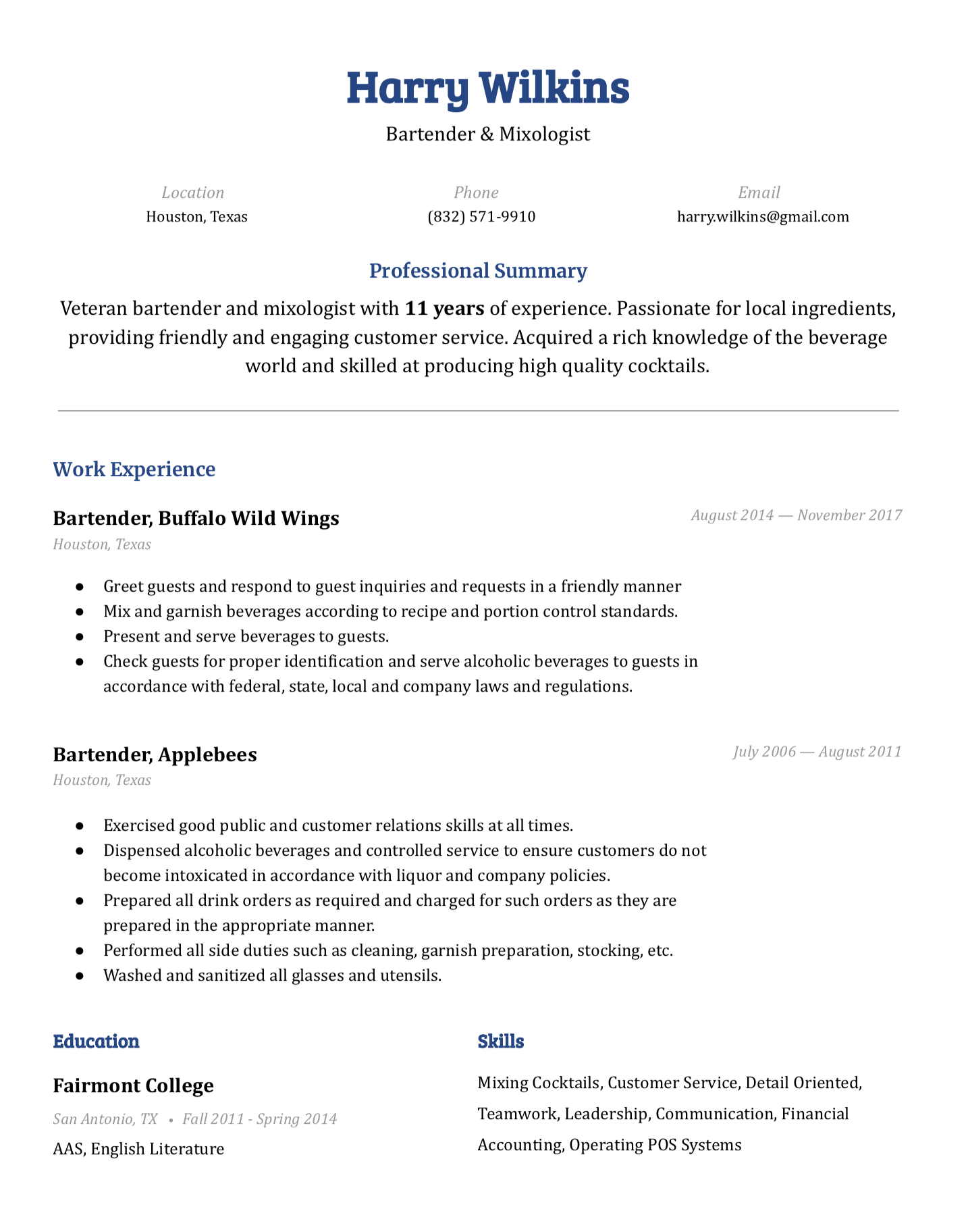 Detail Google Docs Resume Template Nomer 47
