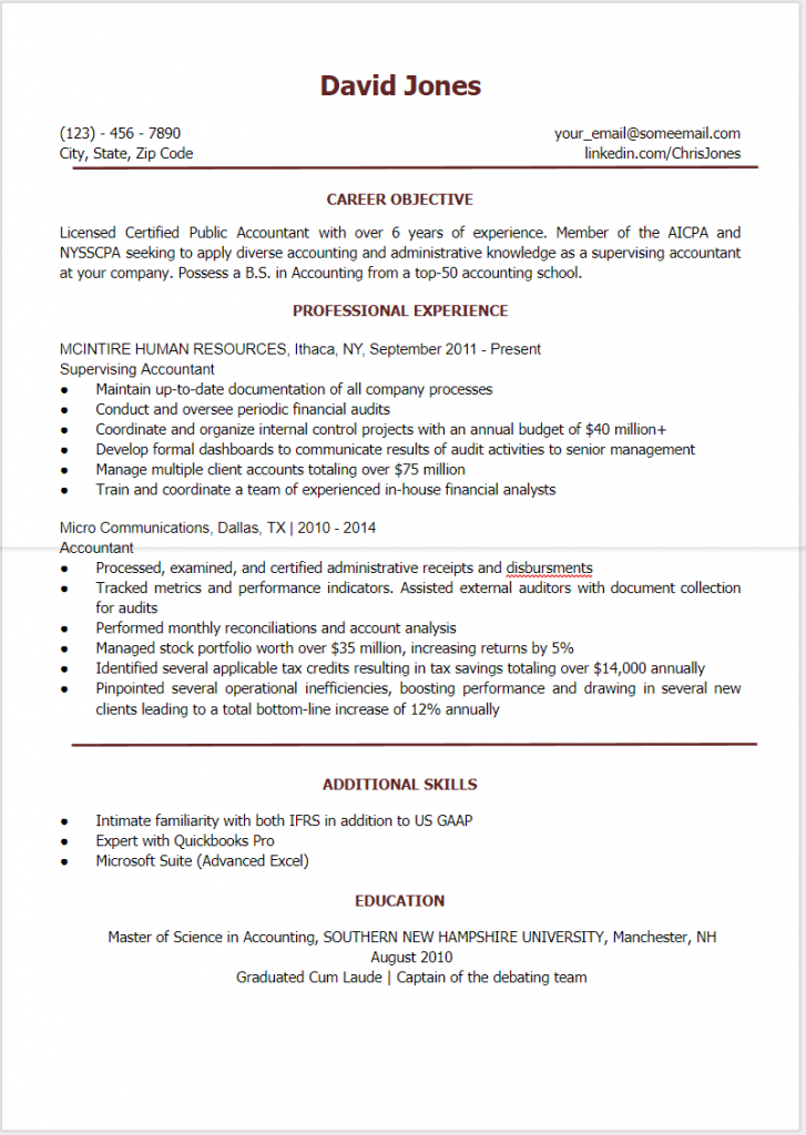 Detail Google Docs Resume Template Nomer 53