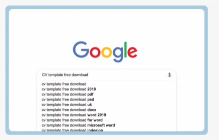 Detail Google Search Template Nomer 25