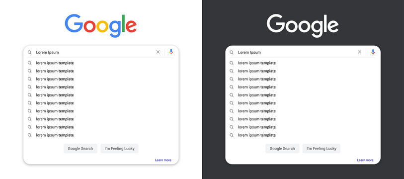 Detail Google Search Template Nomer 5