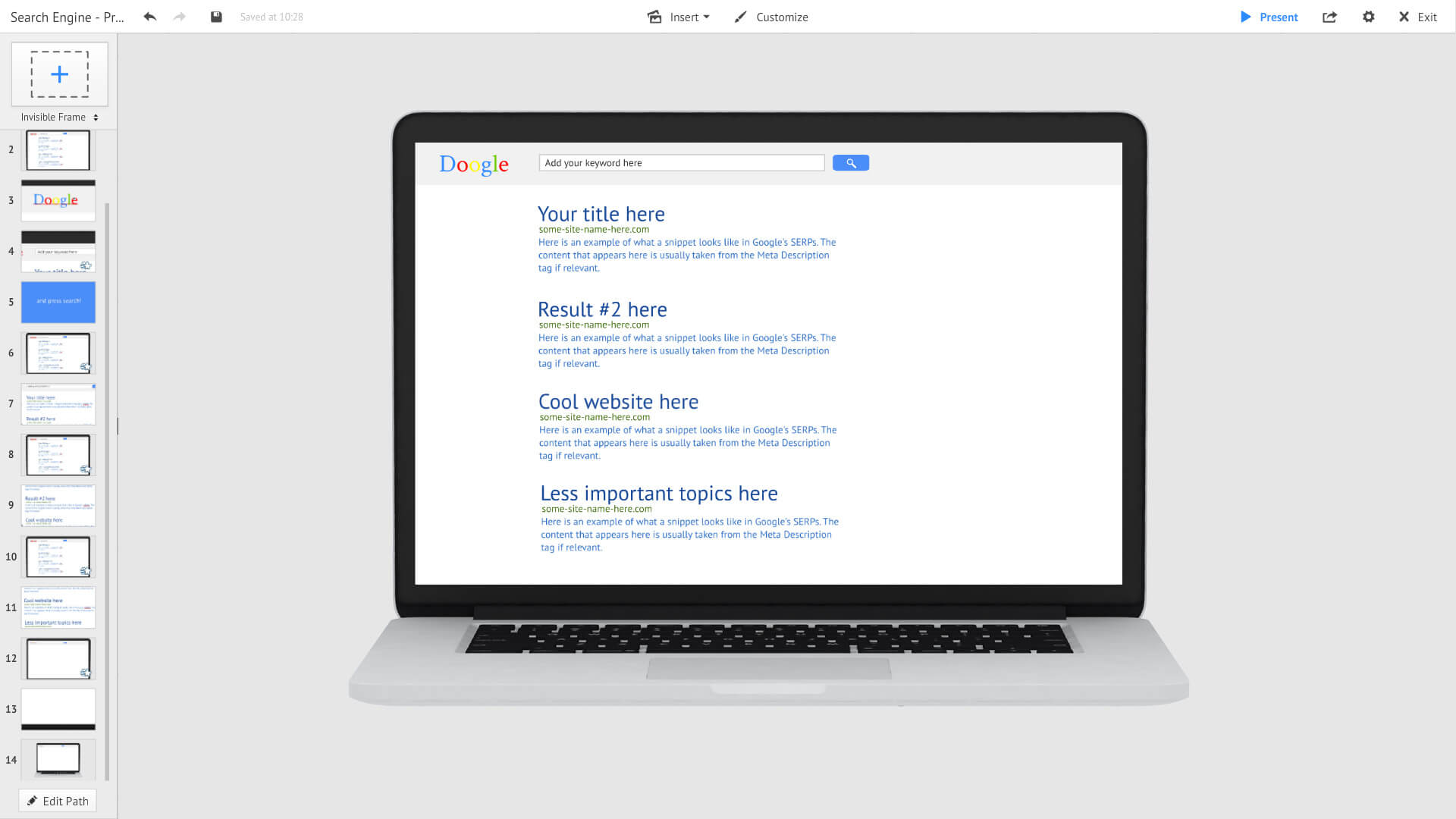 Detail Google Search Template Nomer 52