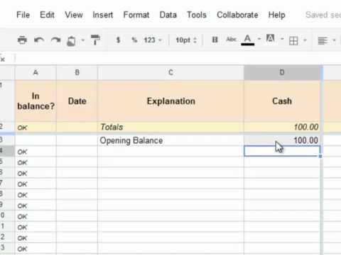 Detail Google Sheets Accounting Template Nomer 10