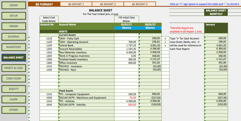 Detail Google Sheets Accounting Template Nomer 11