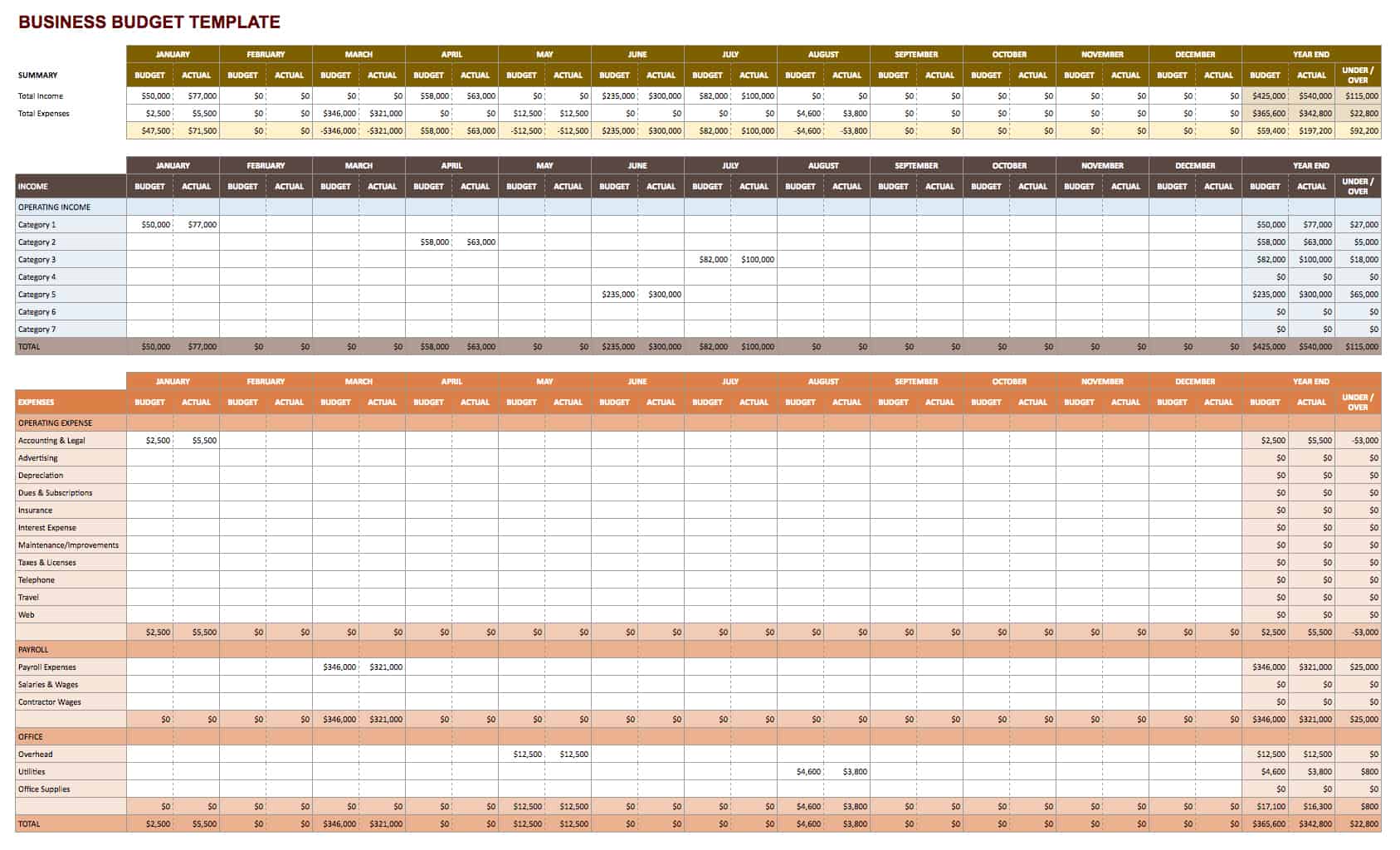 Detail Google Sheets Accounting Template Nomer 14