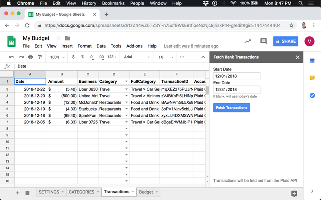 Detail Google Sheets Accounting Template Nomer 17