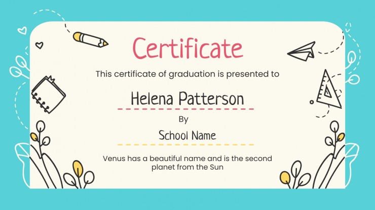 Detail Google Slides Certificate Template Nomer 3