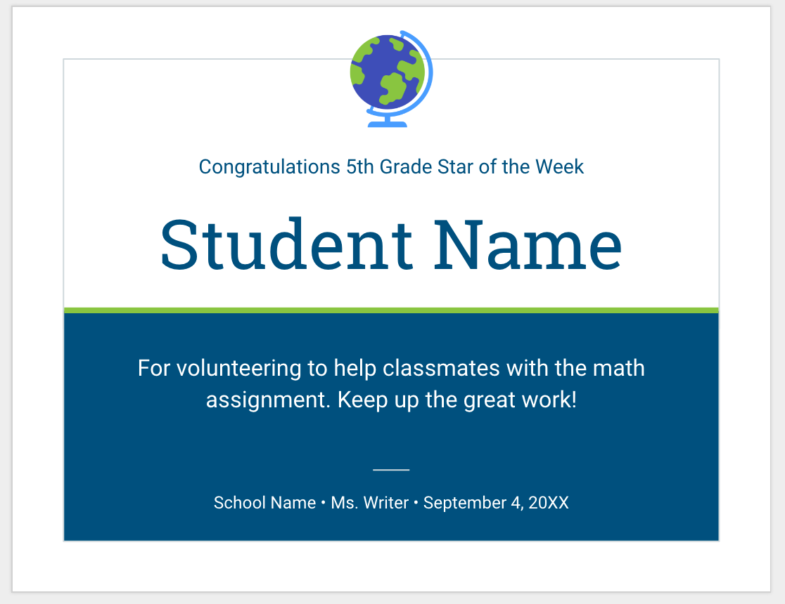 Detail Google Slides Certificate Template Nomer 23