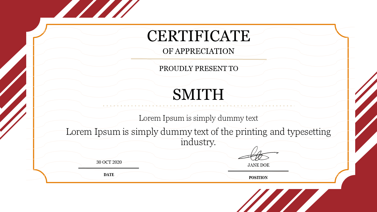 Detail Google Slides Certificate Template Nomer 25