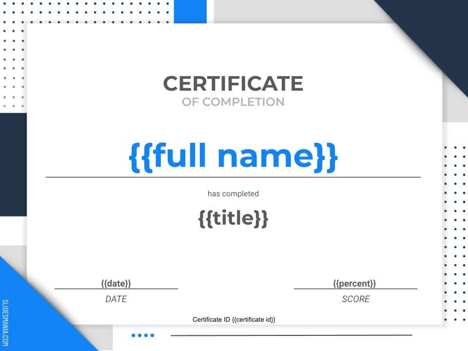 Detail Google Slides Certificate Template Nomer 26