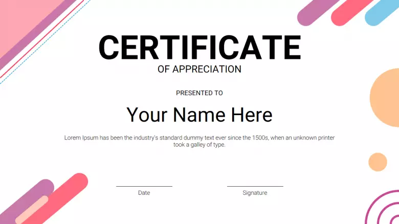 Detail Google Slides Certificate Template Nomer 4