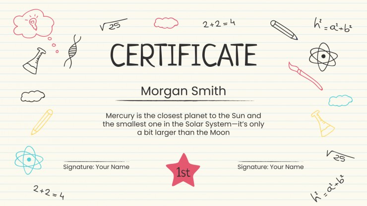 Detail Google Slides Certificate Template Nomer 31