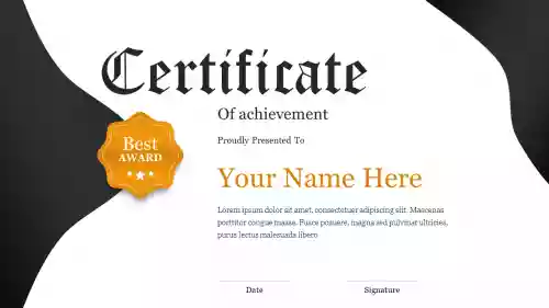 Detail Google Slides Certificate Template Nomer 32