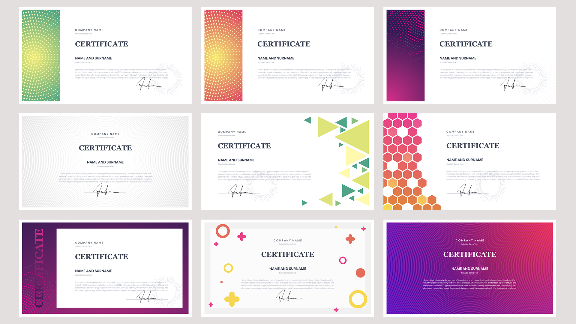 Detail Google Slides Certificate Template Nomer 34