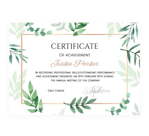 Detail Google Slides Certificate Template Nomer 40