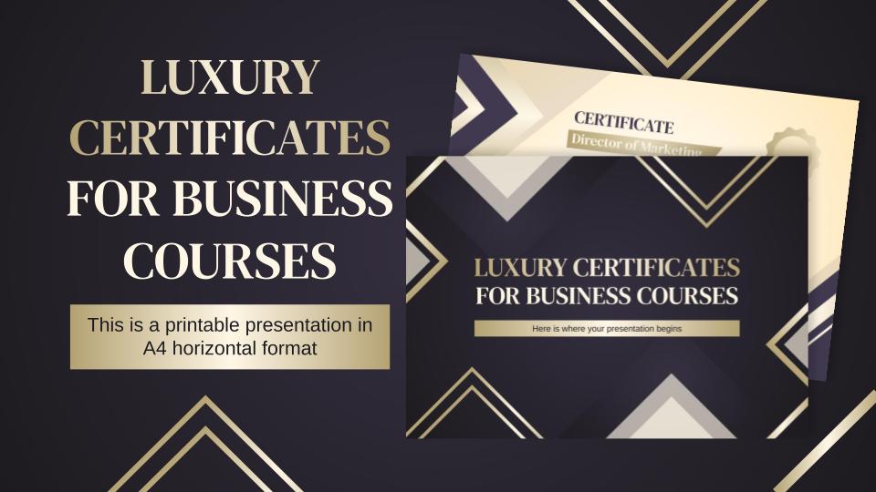 Detail Google Slides Certificate Template Nomer 44