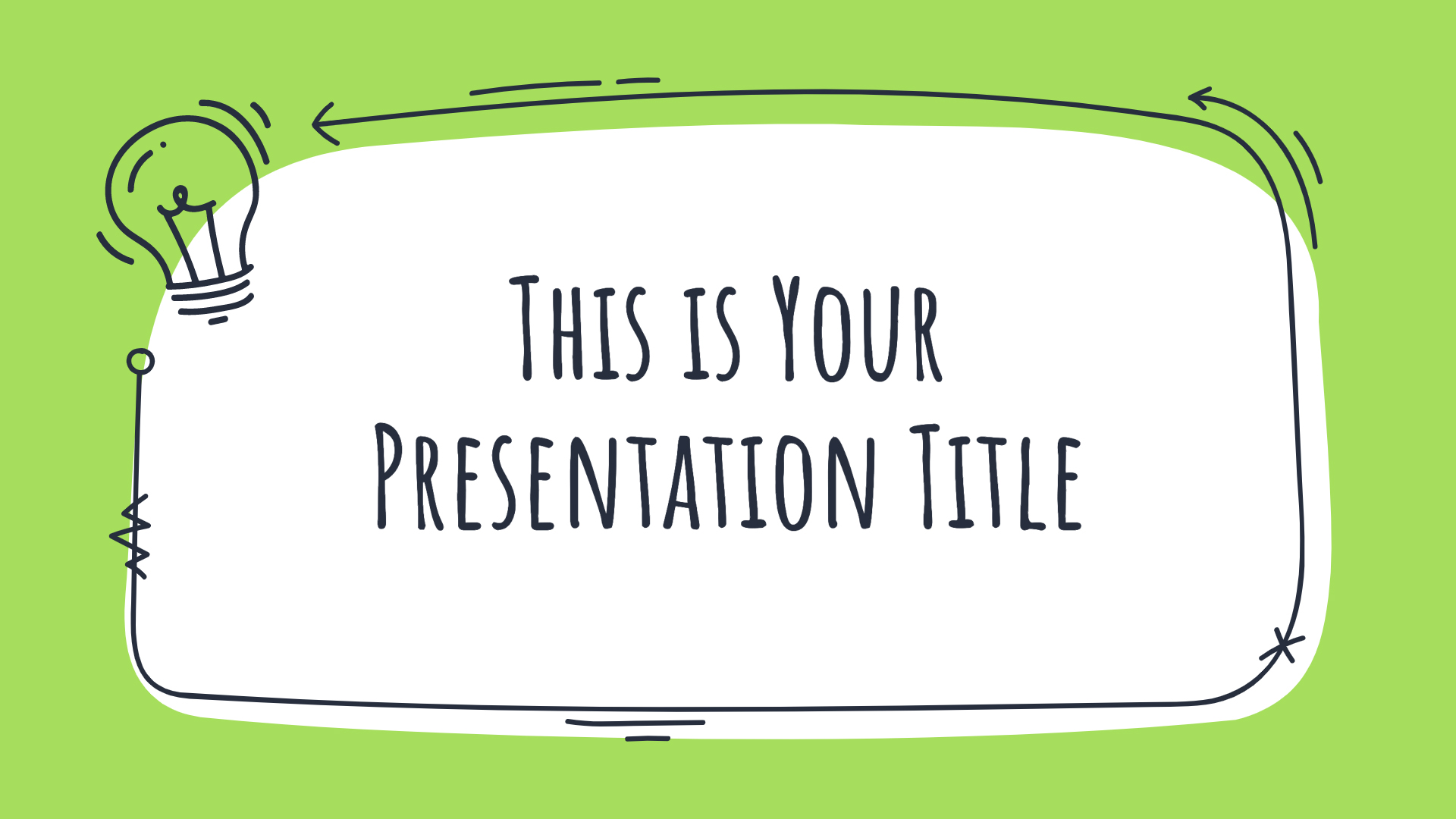 Detail Google Themed Powerpoint Template Nomer 6