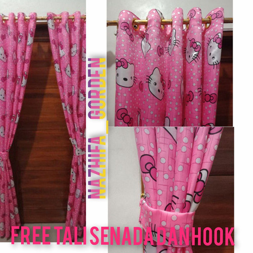 Detail Gorden Motif Hello Kitty Nomer 24