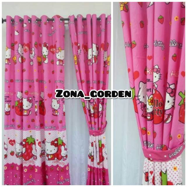 Detail Gorden Motif Hello Kitty Nomer 4