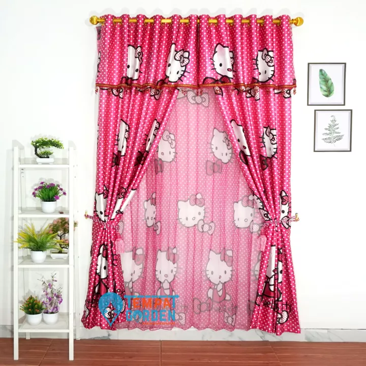 Detail Gorden Motif Hello Kitty Nomer 5