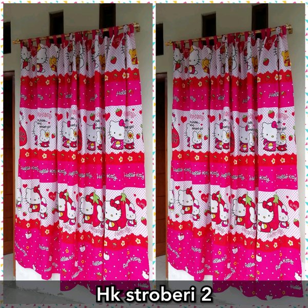 Detail Gorden Motif Hello Kitty Nomer 40