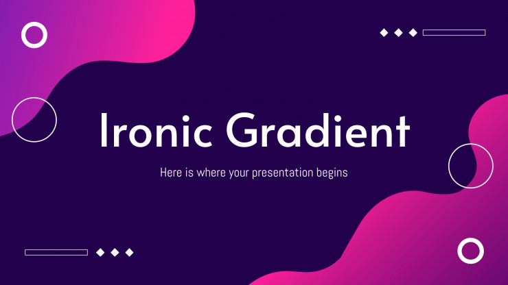 Detail Gradient Powerpoint Template Nomer 18