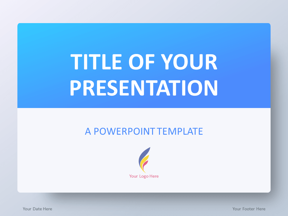 Detail Gradient Powerpoint Template Nomer 22