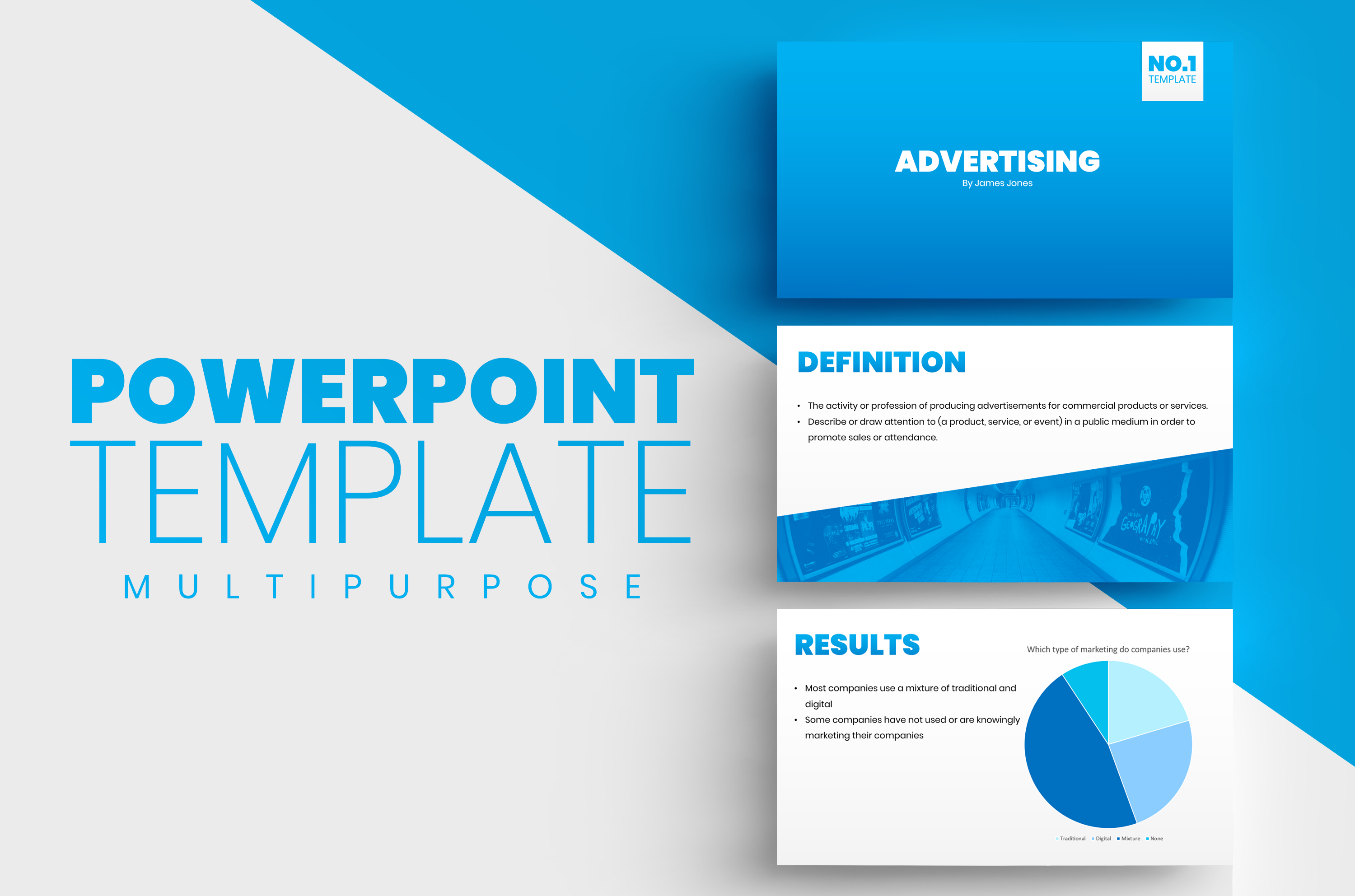 Detail Gradient Powerpoint Template Nomer 30