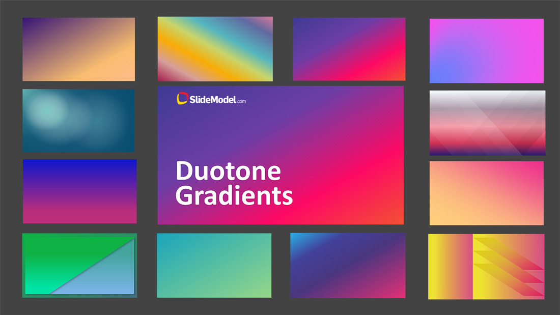 Detail Gradient Powerpoint Template Nomer 34