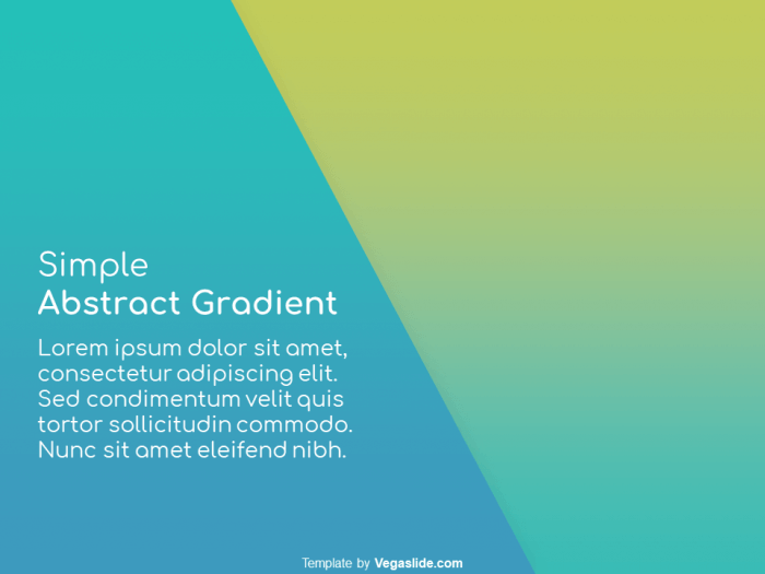 Detail Gradient Powerpoint Template Nomer 46