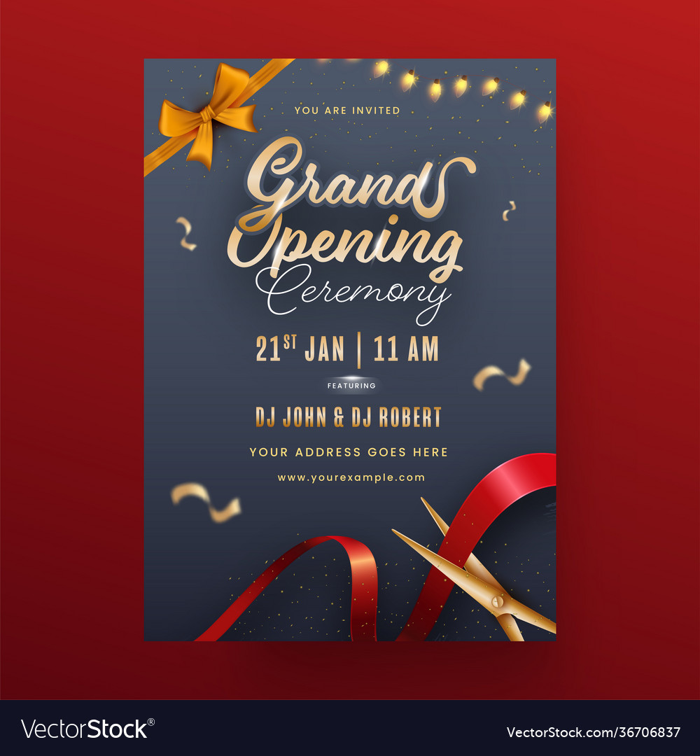 Detail Grand Opening Template Nomer 12