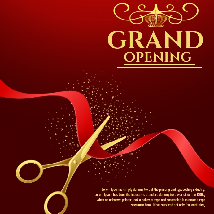 Detail Grand Opening Template Nomer 13