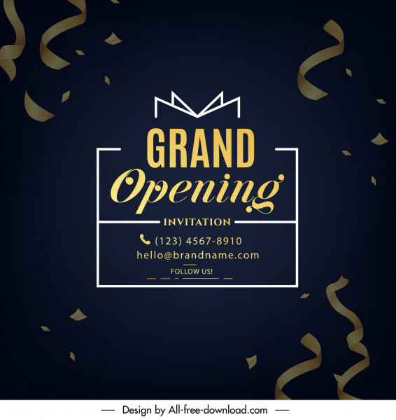 Detail Grand Opening Template Nomer 21
