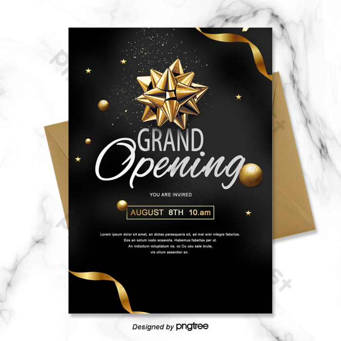 Detail Grand Opening Template Nomer 22