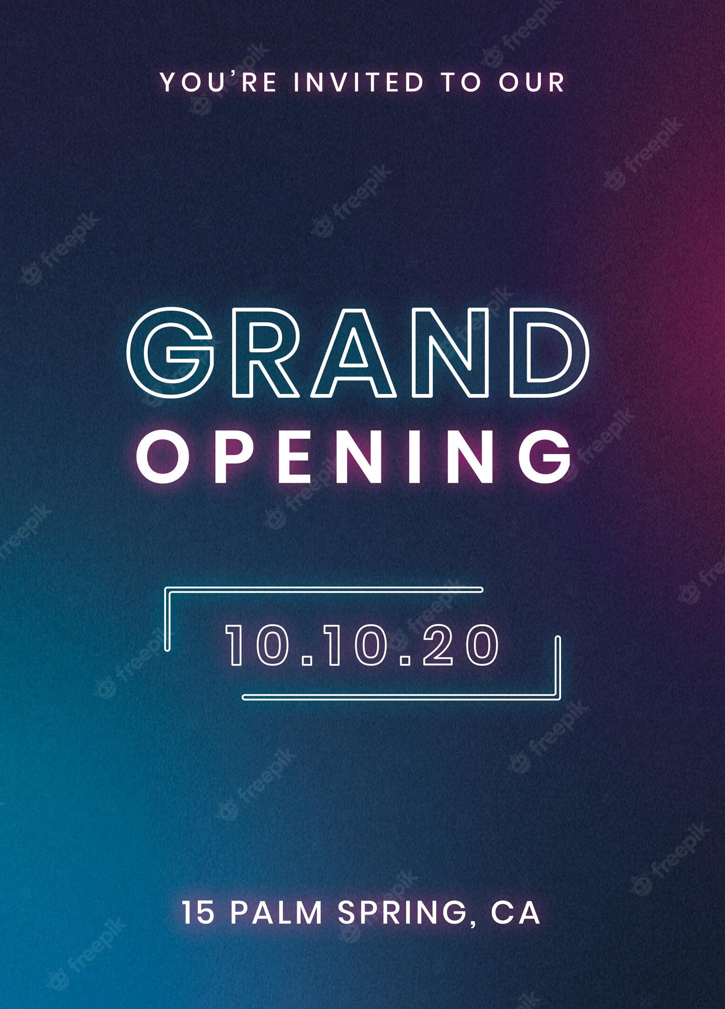 Detail Grand Opening Template Nomer 24