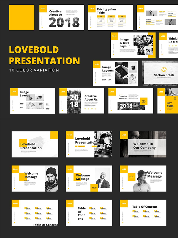 Detail Graphic Design Powerpoint Template Nomer 30