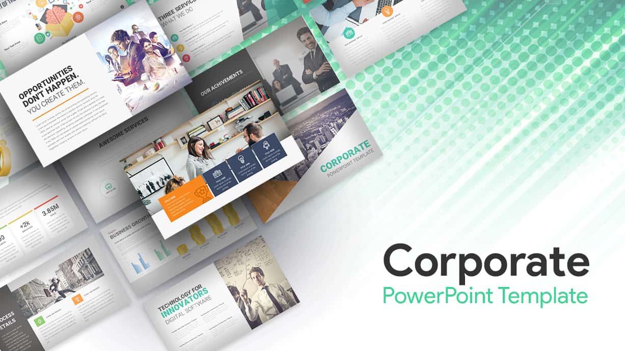 Detail Graphic Design Powerpoint Template Nomer 45