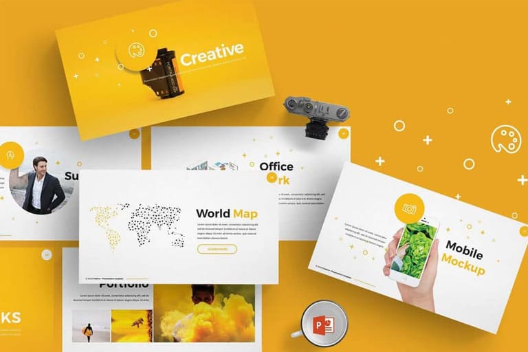 Detail Graphic Design Powerpoint Template Nomer 6