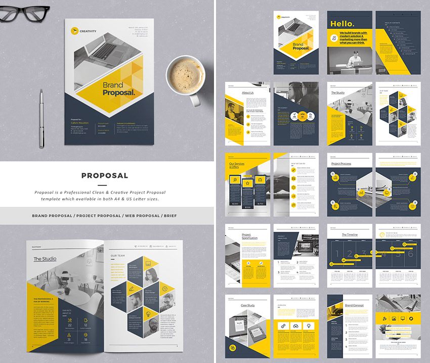 Detail Graphic Design Project Proposal Template Nomer 14